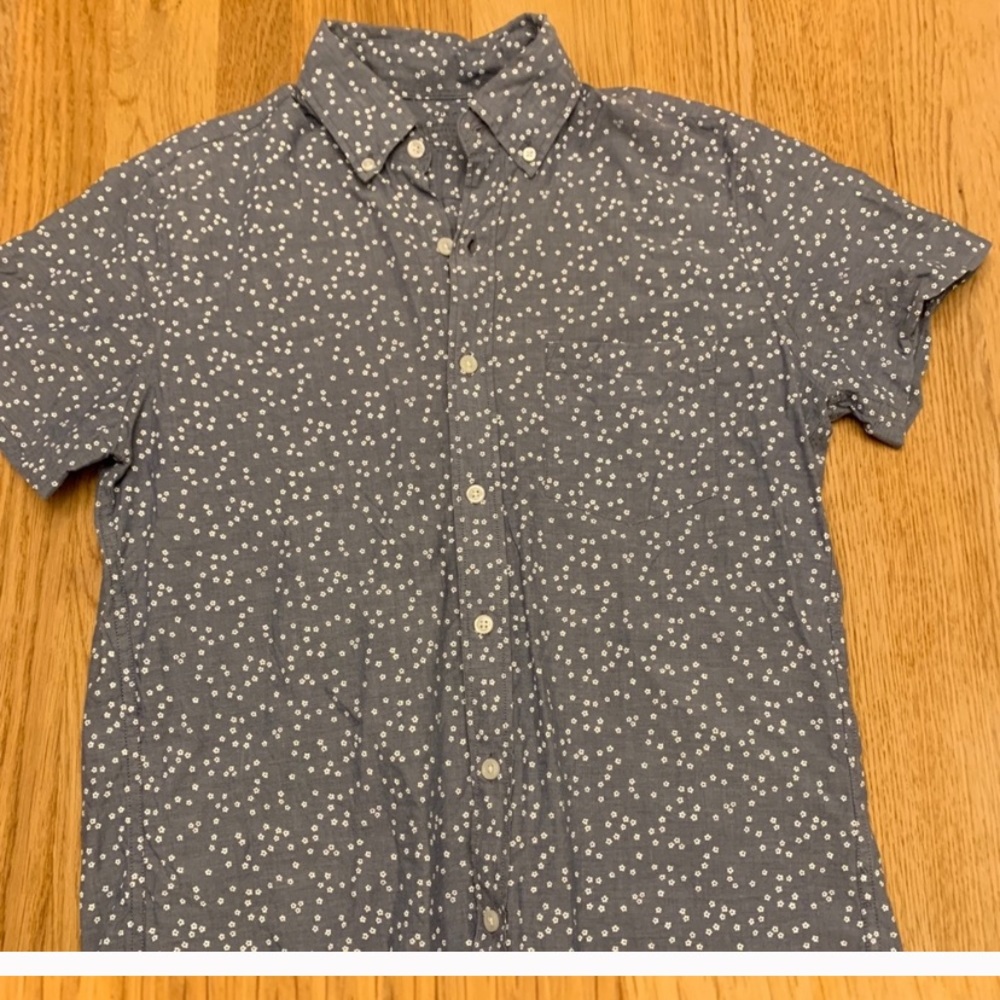 Men’s jcrew chambray short sleeved shirt